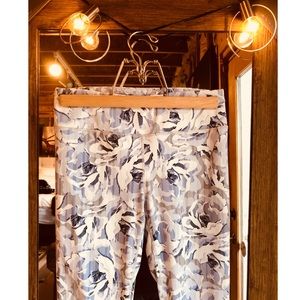 Floral workout leggings